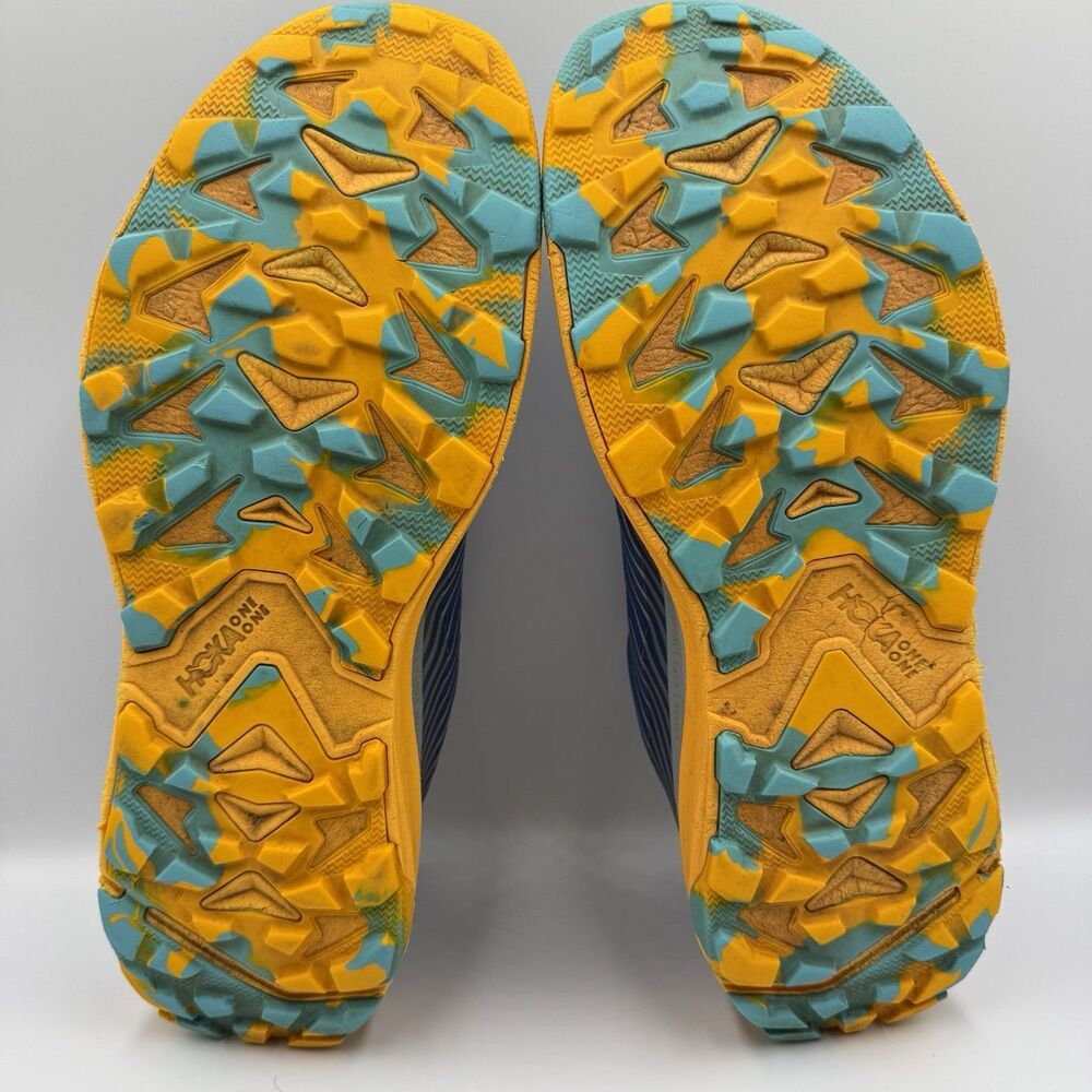 Hoka One One Torrent 2 Men's Size 14 Blue Orange Running Shoes Sneakers 1110496 - Picture 8 of 9